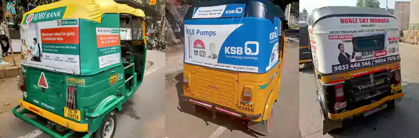 Auto Rikshaw Advertising services