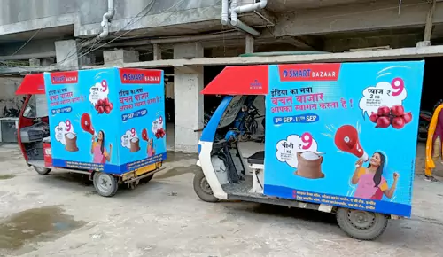 E Rickshaw Advertising