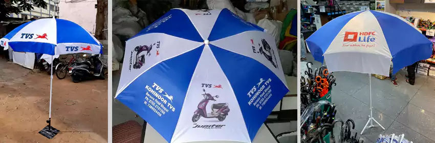 Custom Printed Umbrellas Service In India